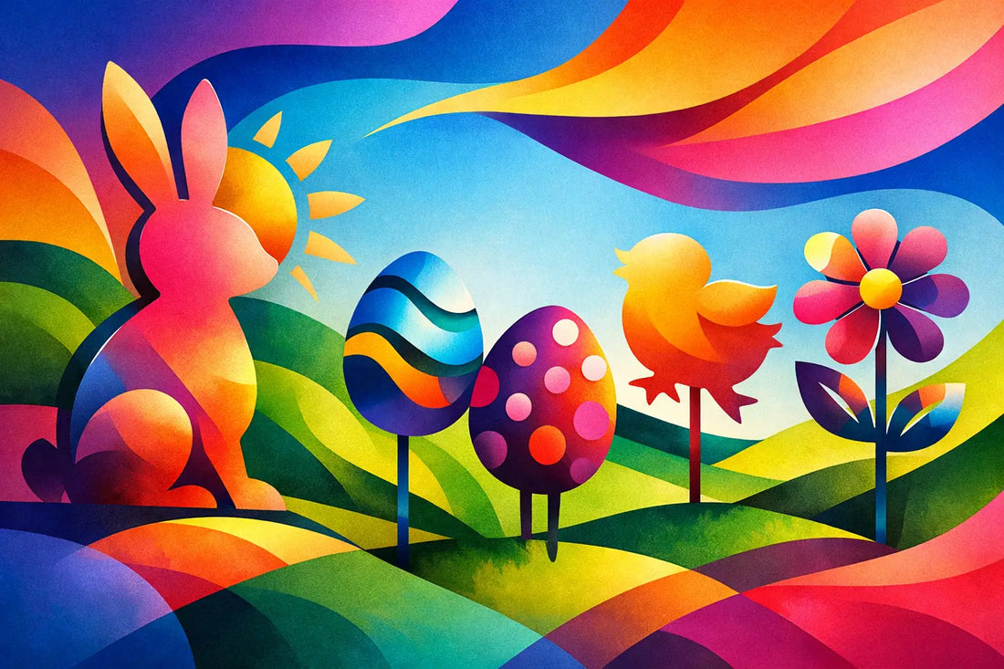 Easter Metal Yard Decor That Lasts