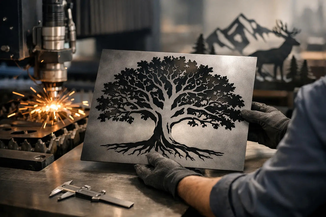 Custom Laser Cut Metal Art That Lasts