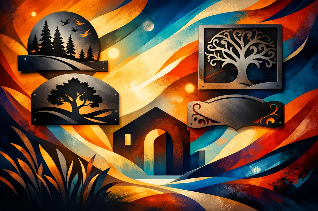 12 Metal Welcome Sign Ideas for Any Entry