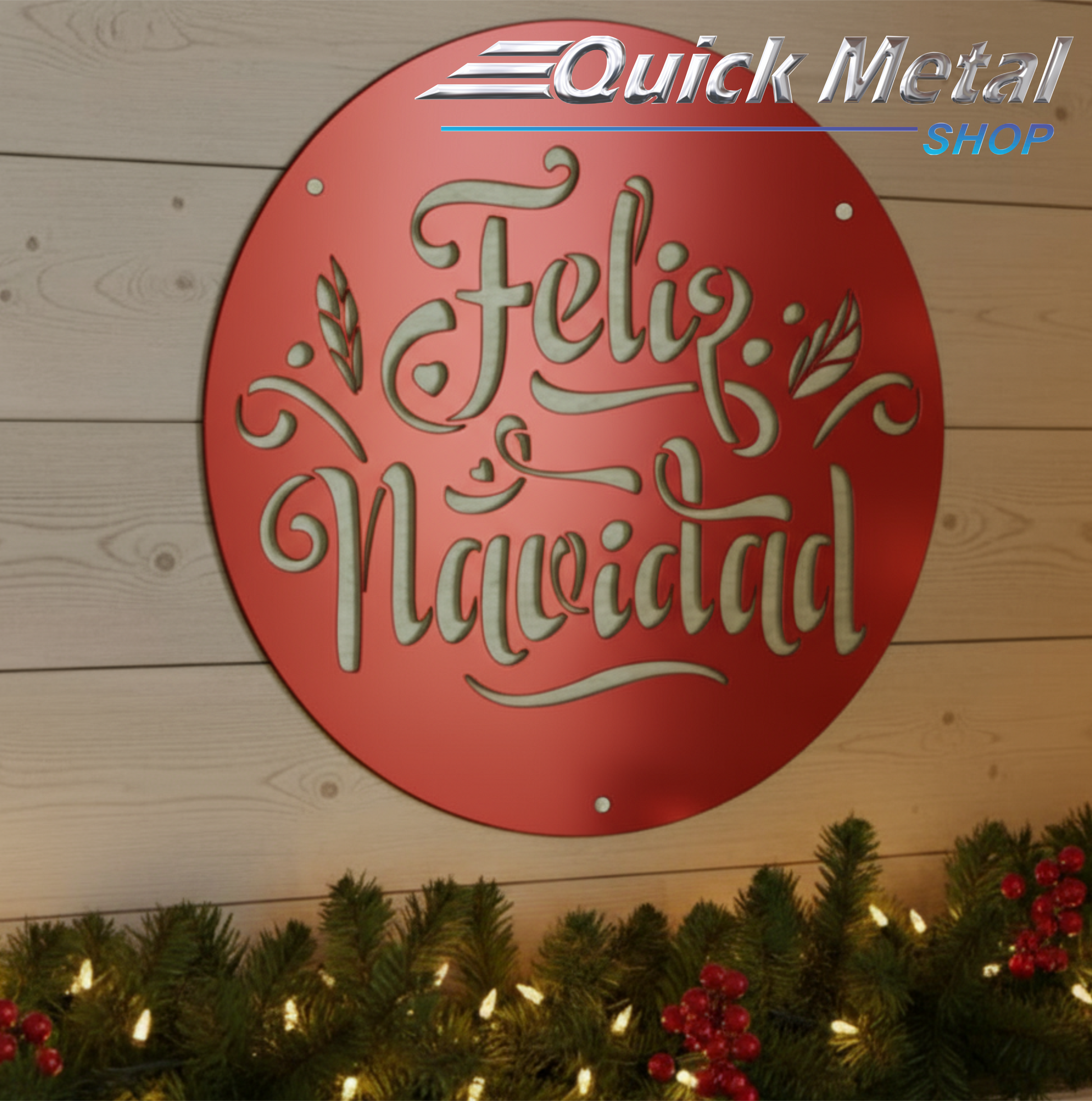 Cr009 - Feliz Navidad Pendant
