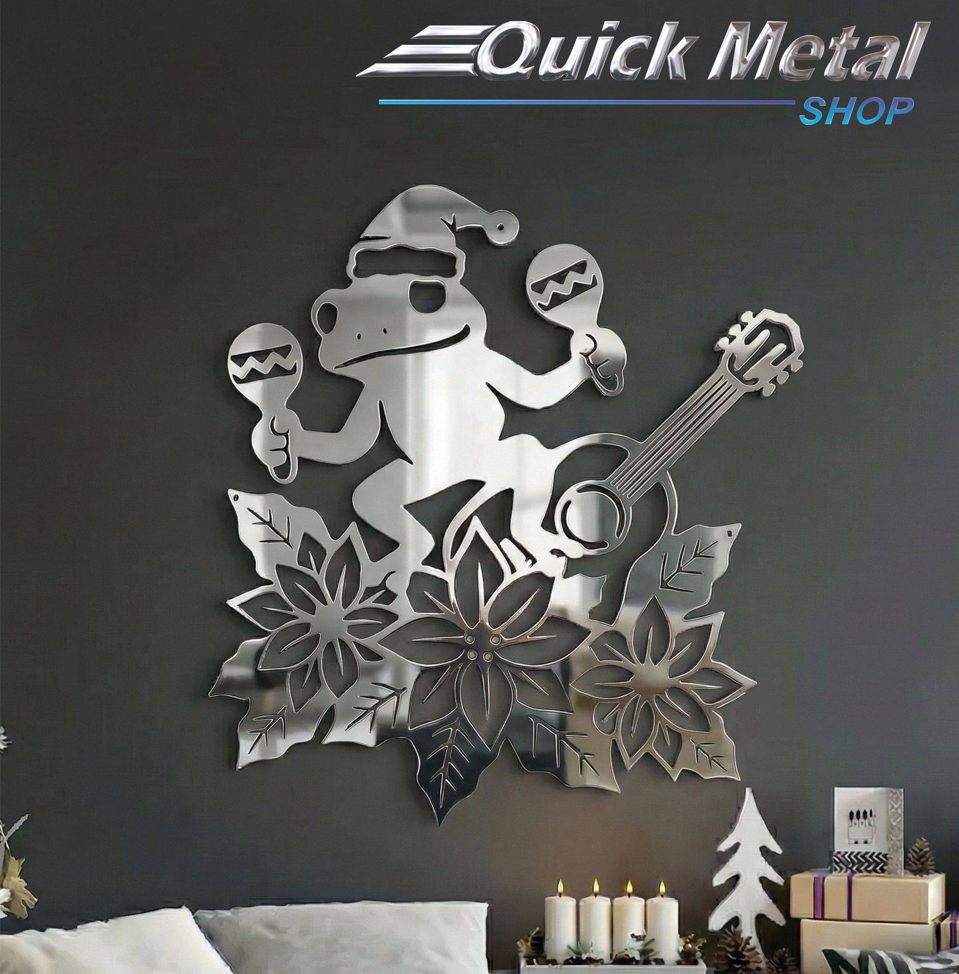 Cr013 - Coqui & Guitar - Wall Pendant