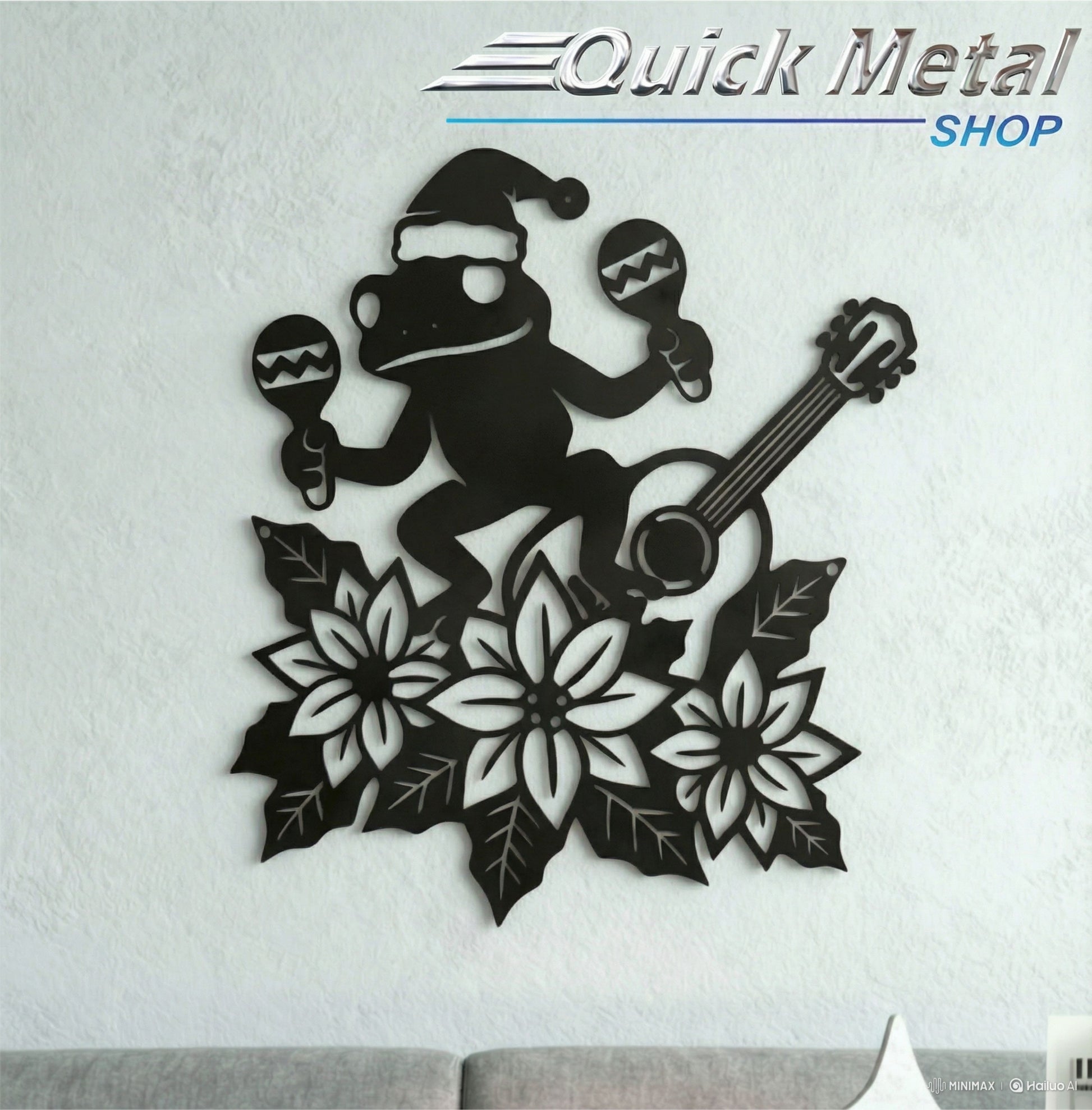 Cr013 - Coqui & Guitar - Wall Pendant