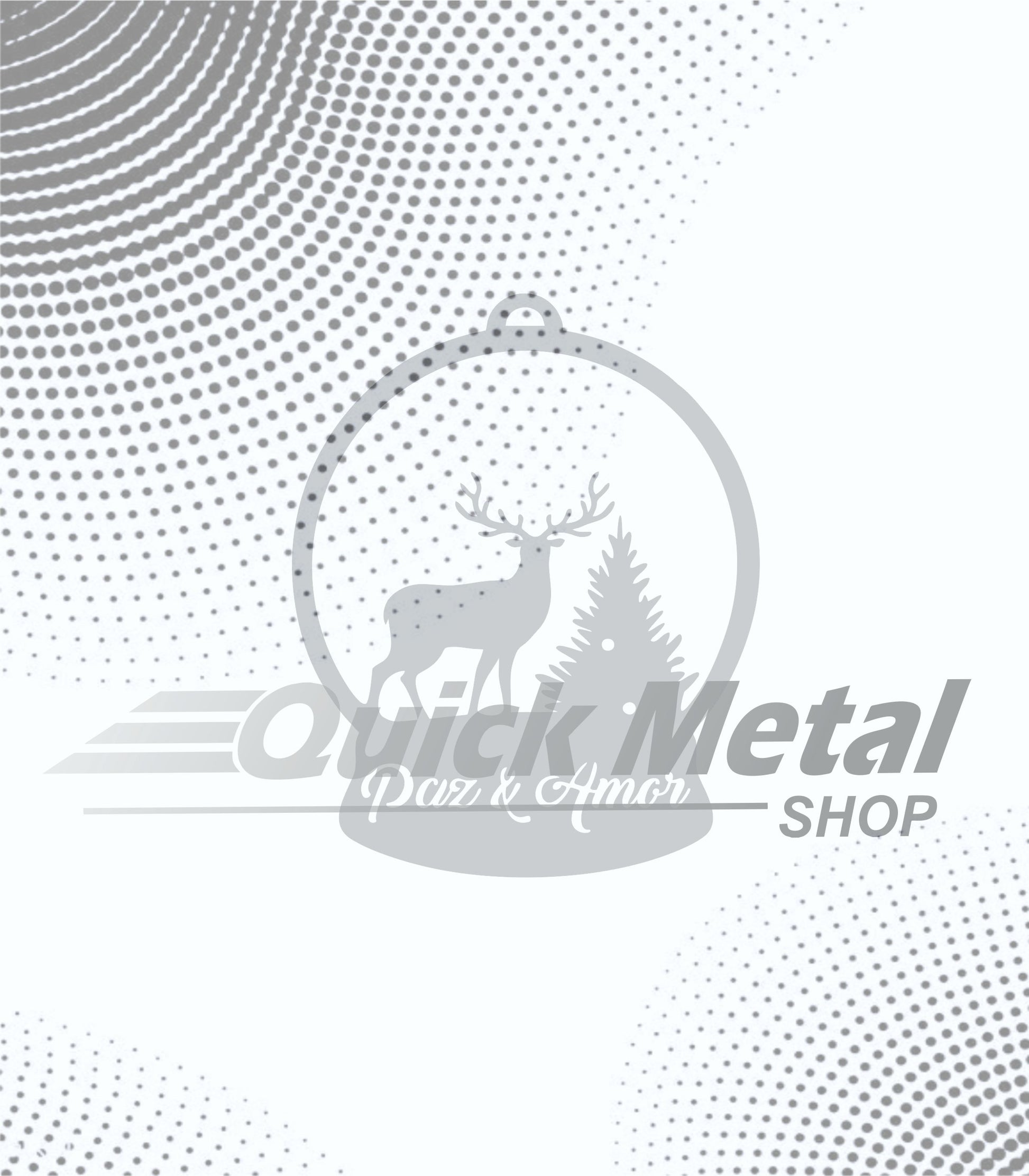 Venado Ornament-Custom Name-Digital File