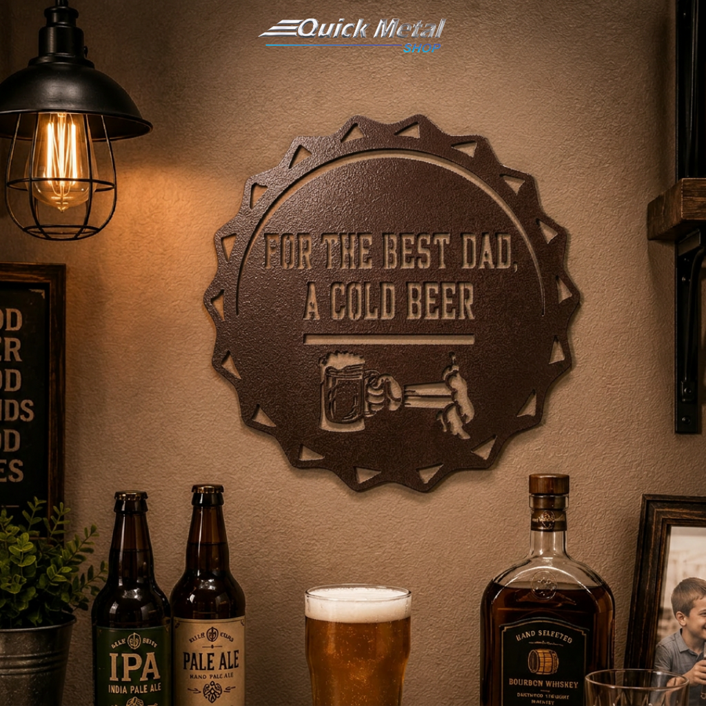 HD026 - Bottle Cap Sign - Wall Pendant