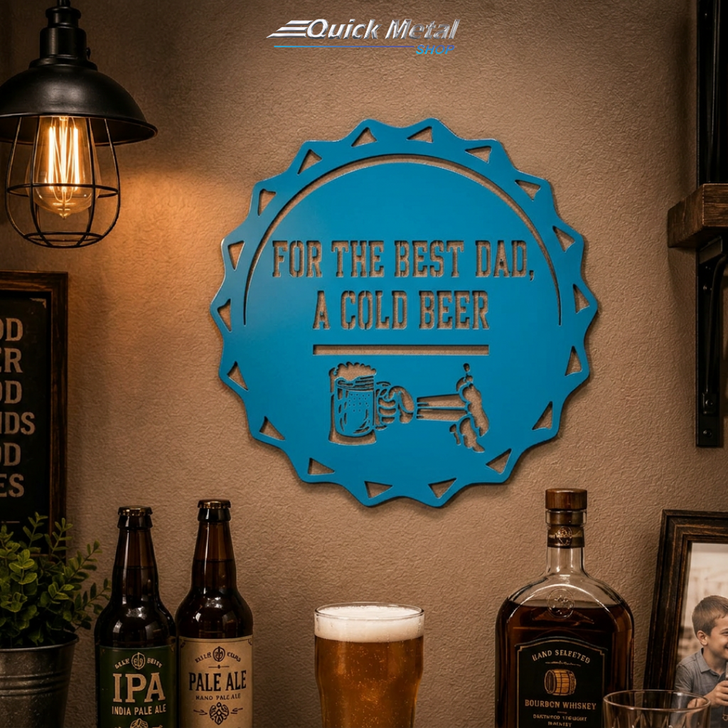HD026 - Bottle Cap Sign - Wall Pendant