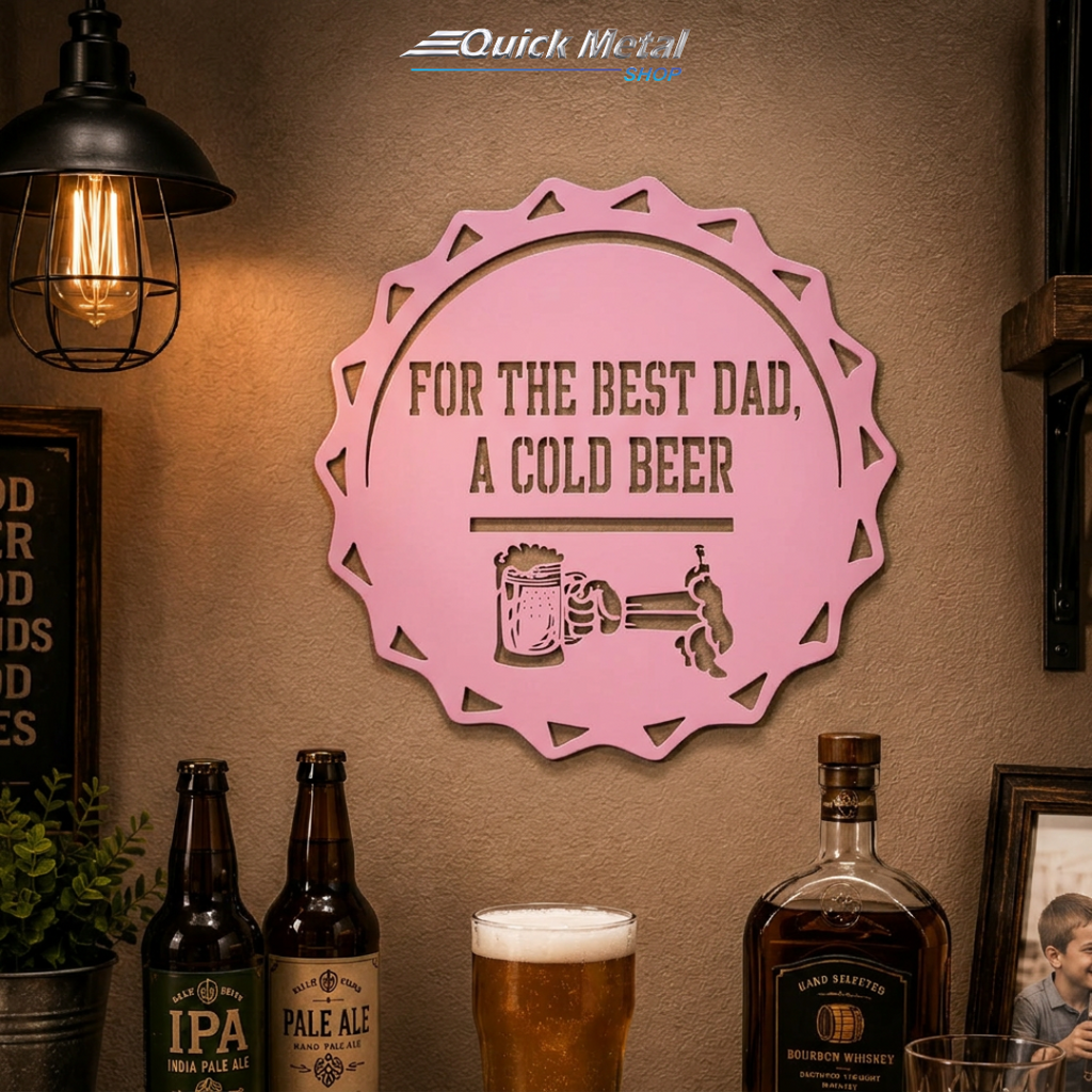 HD026 - Bottle Cap Sign - Wall Pendant