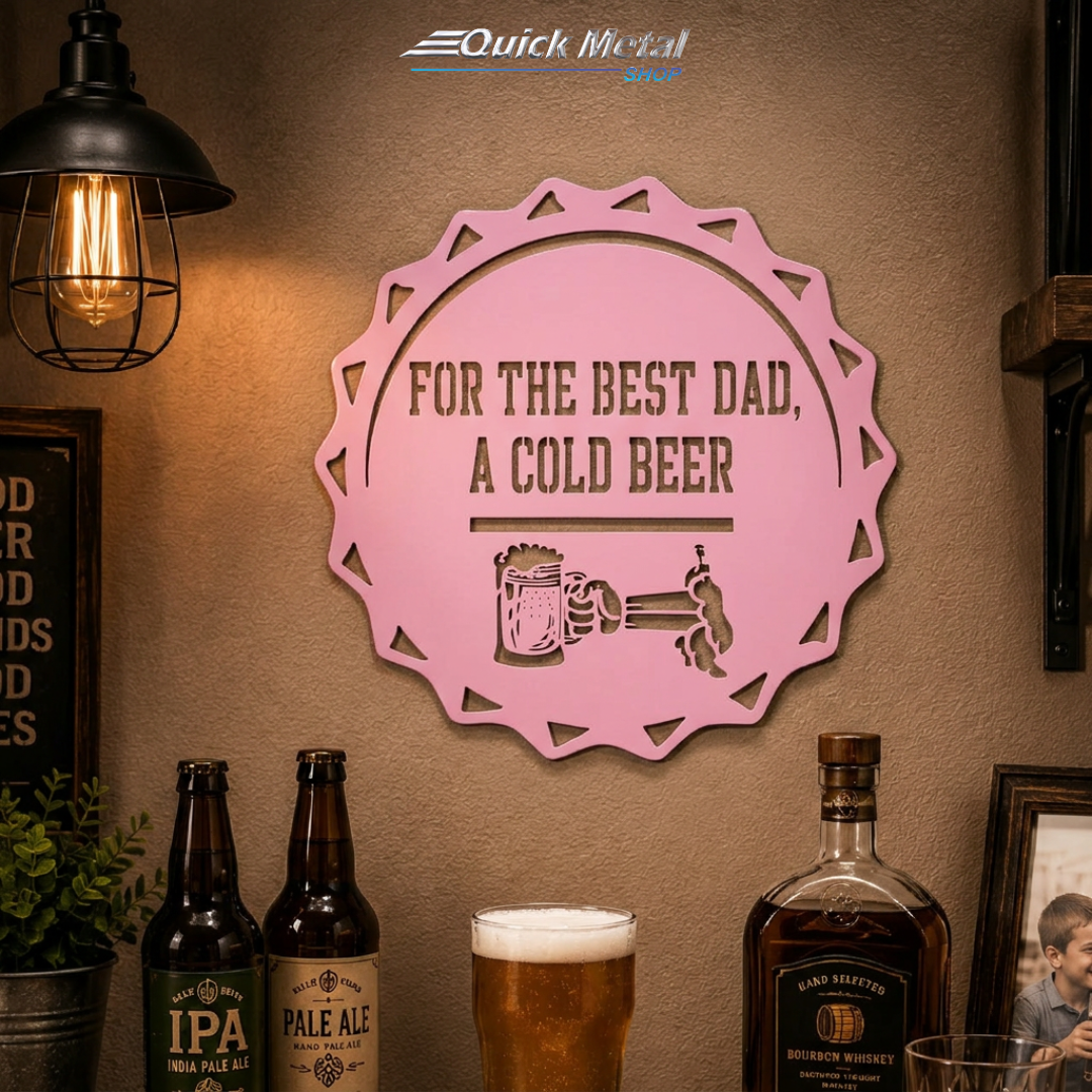 HD026 - Bottle Cap Sign - Wall Pendant