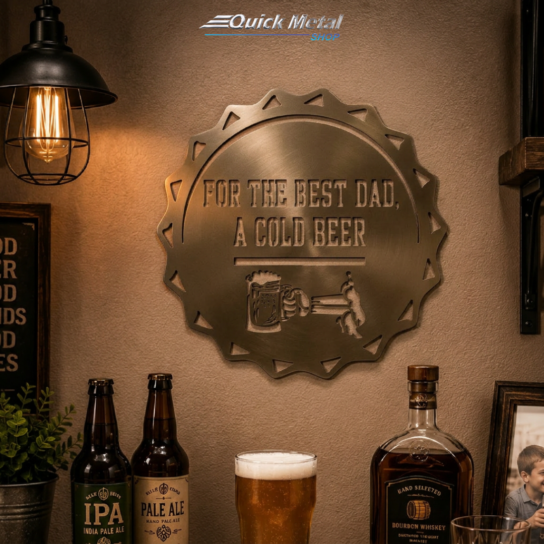 HD026 - Bottle Cap Sign - Wall Pendant