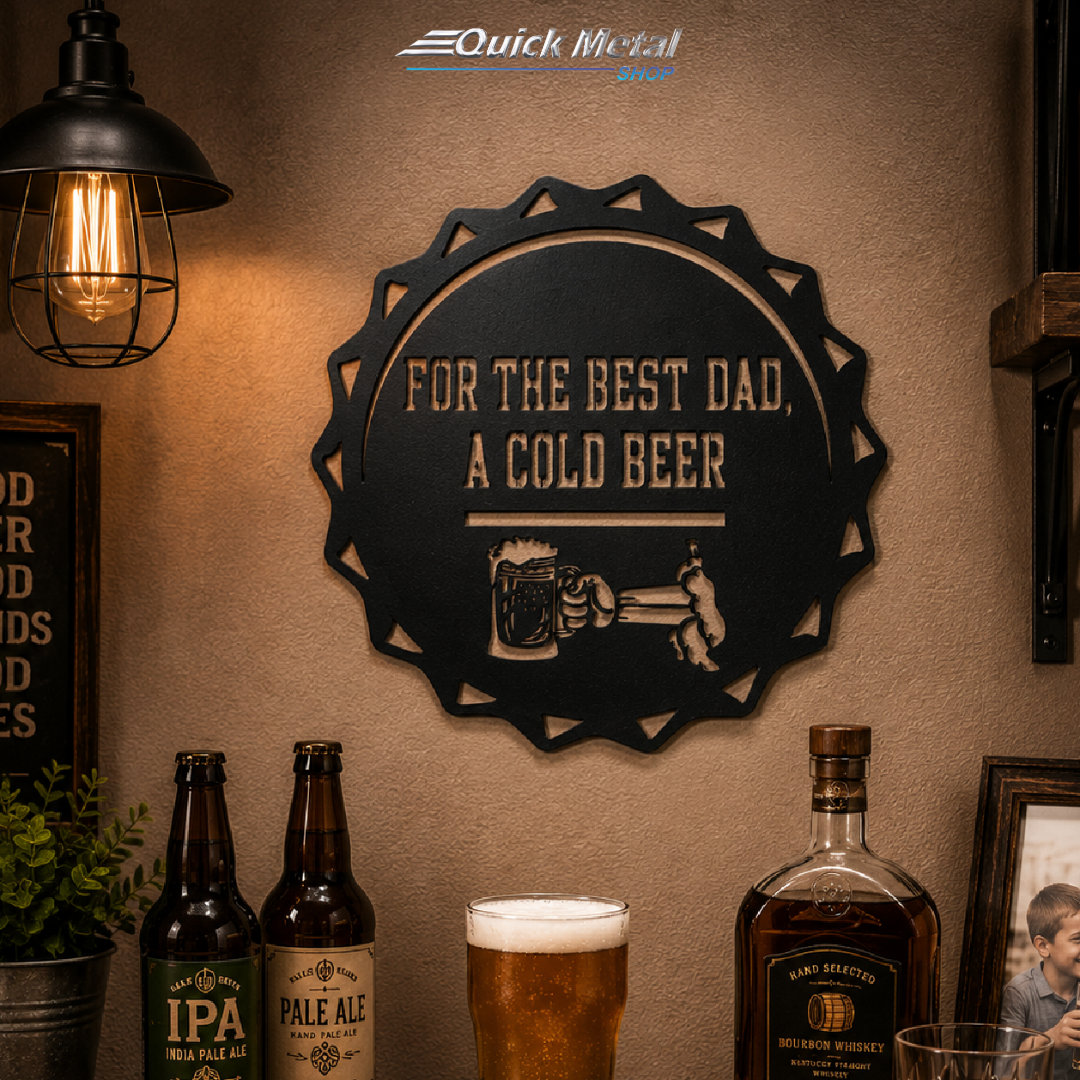 HD026 - Bottle Cap Sign - Wall Pendant