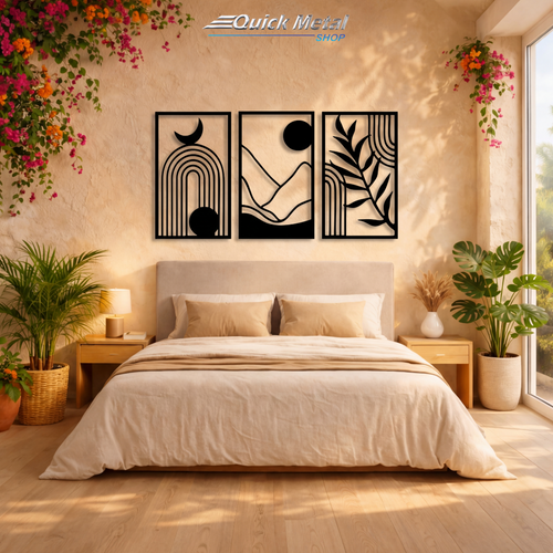 MP002 - Boho chic Triptych - Wall Art