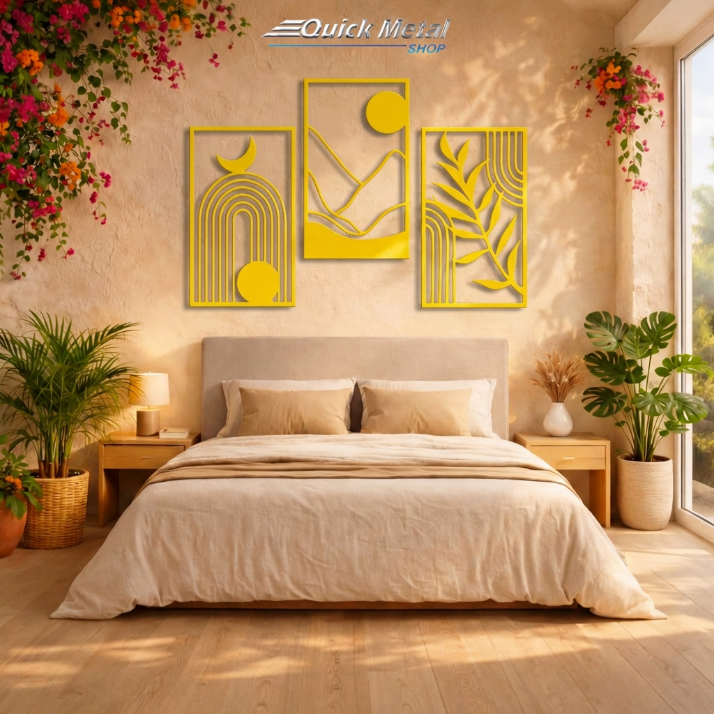 MP002 - Boho chic Triptych - Wall Art