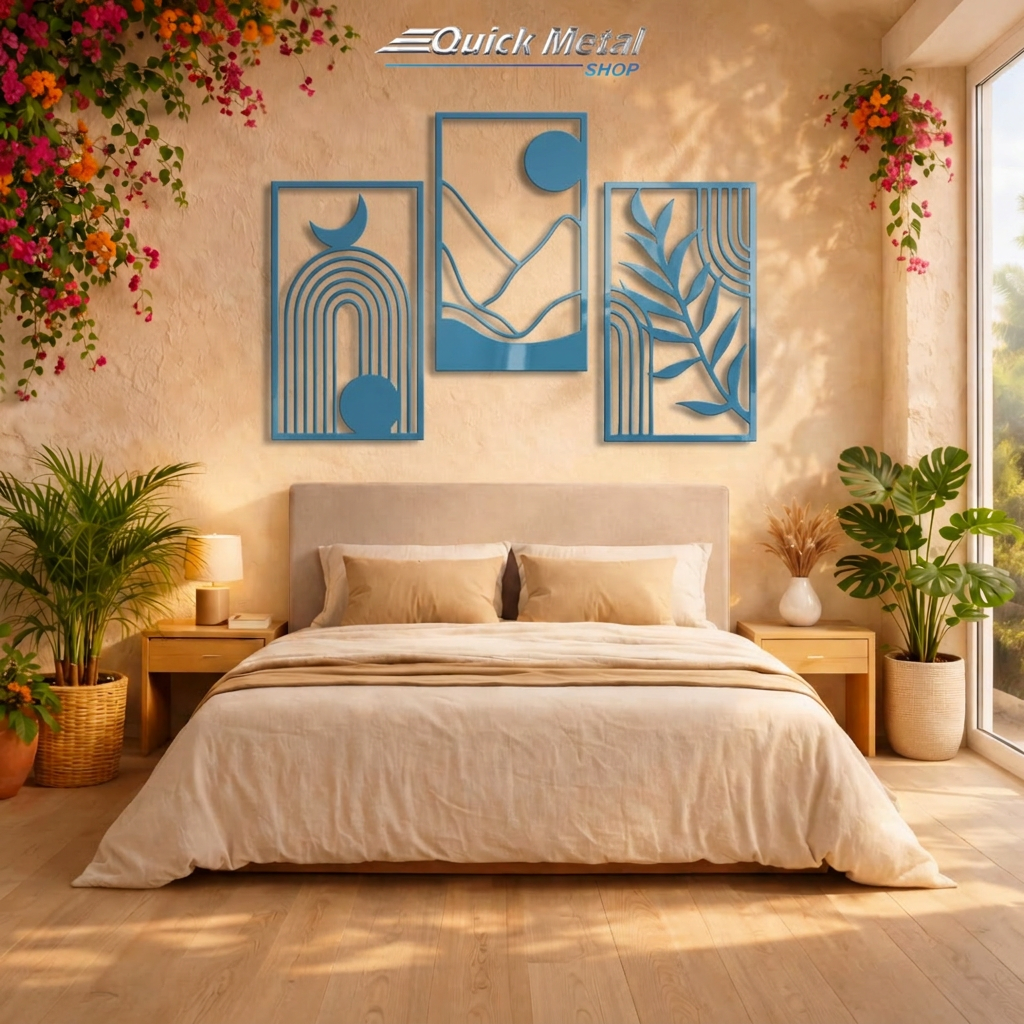 MP002 - Boho chic Triptych - Wall Art