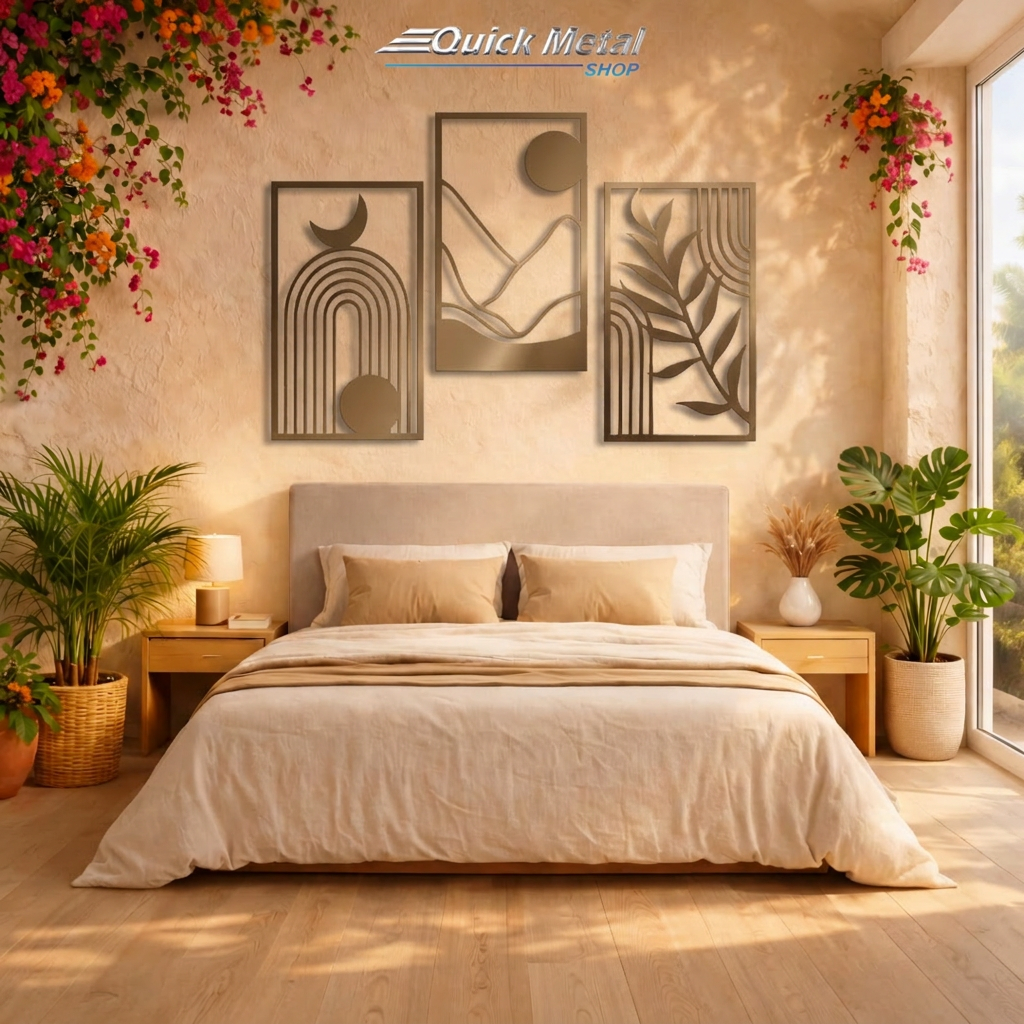 MP002 - Boho chic Triptych - Wall Art