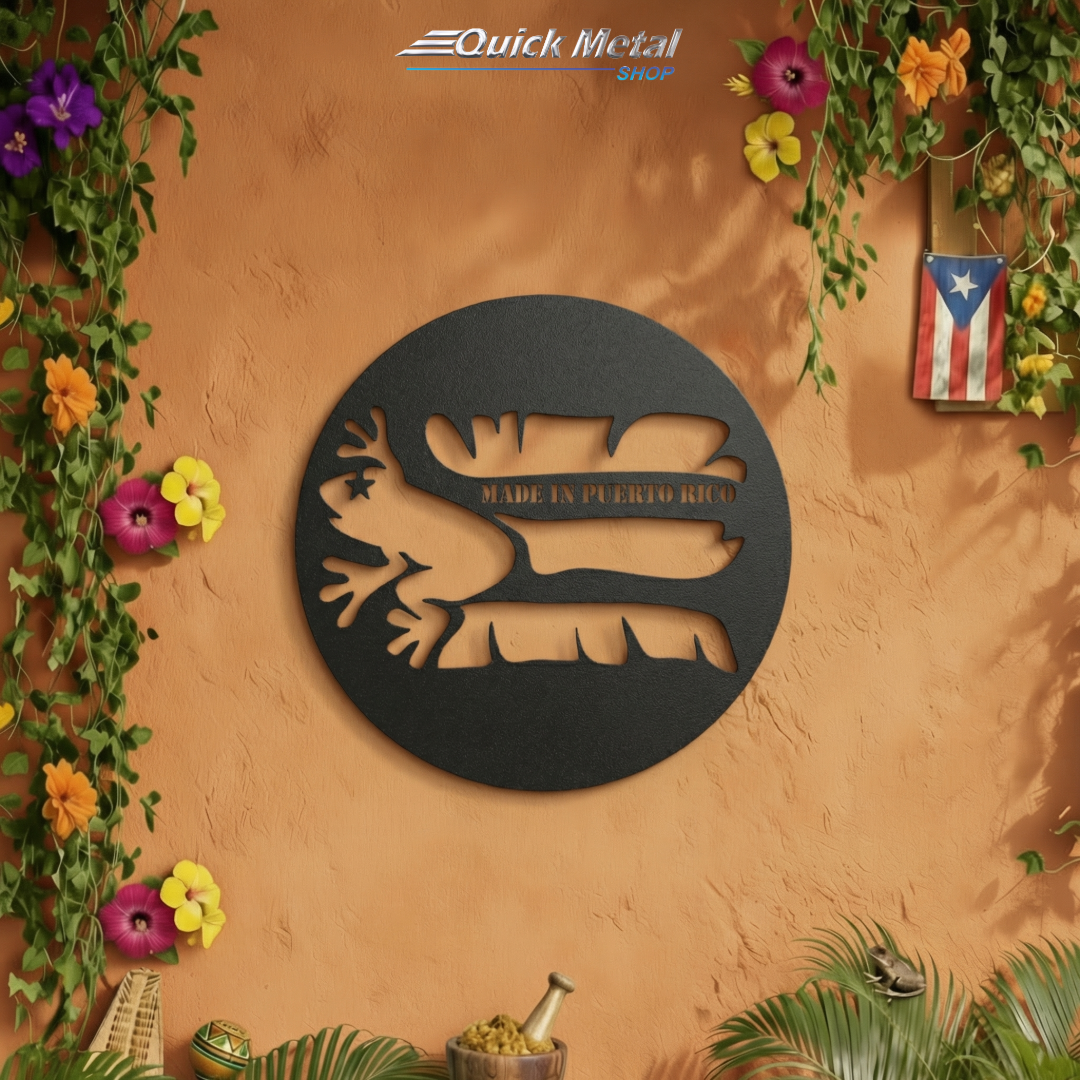 Pr014- Made In PR-Flag- Wall Decor