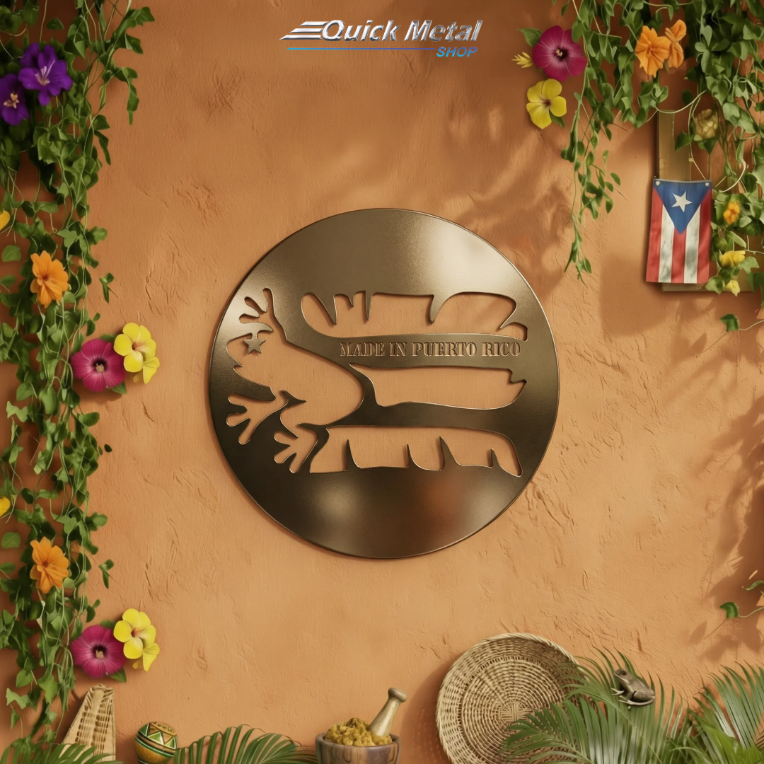 Pr014- Made In PR-Flag- Wall Decor