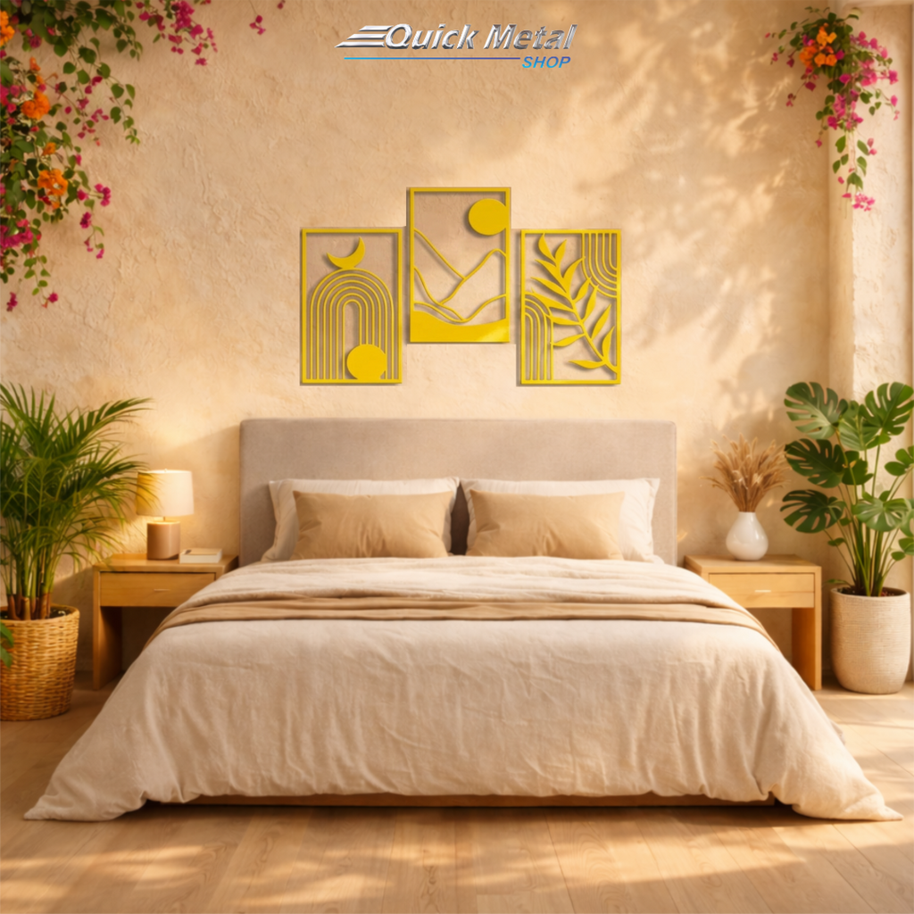 MP002 - Tríptico chic bohemio - Arte de pared