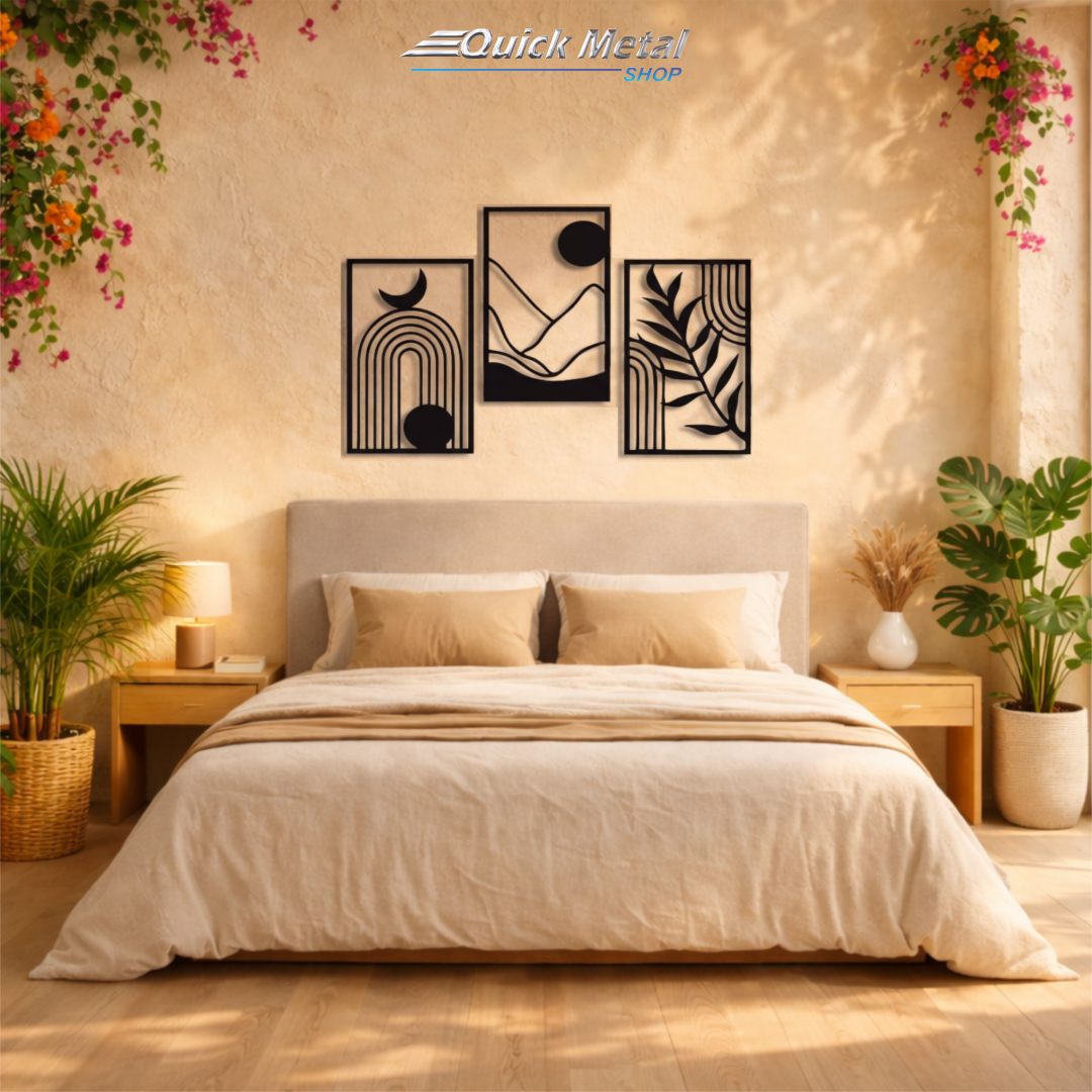 MP002 - Tríptico chic bohemio - Arte de pared