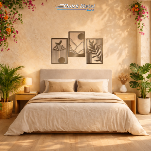 MP002 - Boho chic Triptych - Wall Art