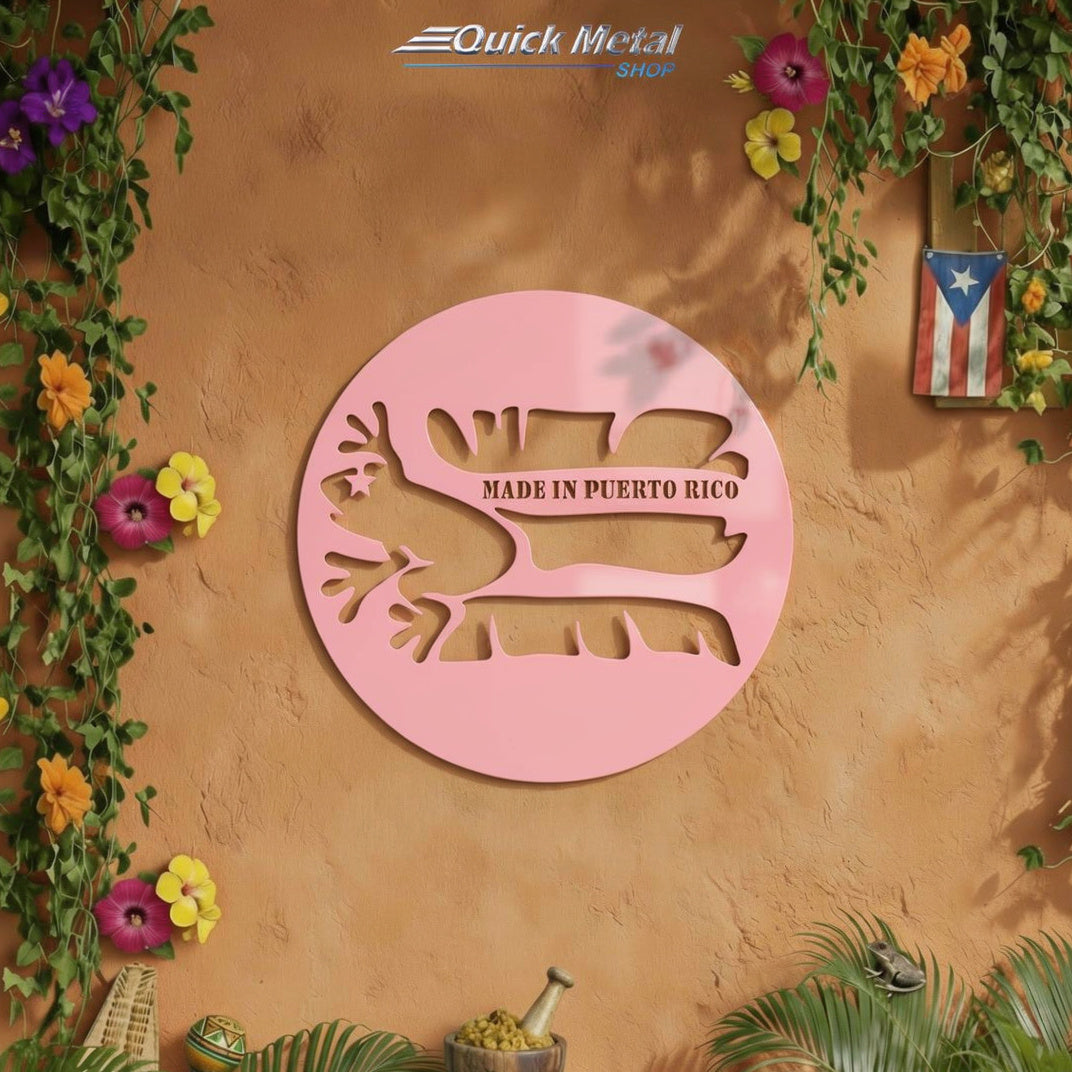 Pr014- Made In PR-Flag- Wall Decor